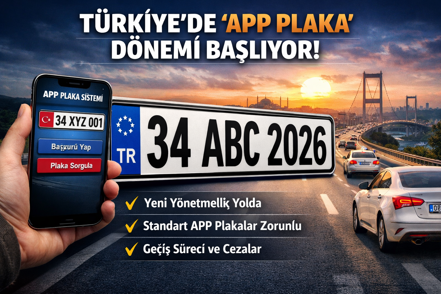 APP plaka ve sahte plaka cezaları 2026