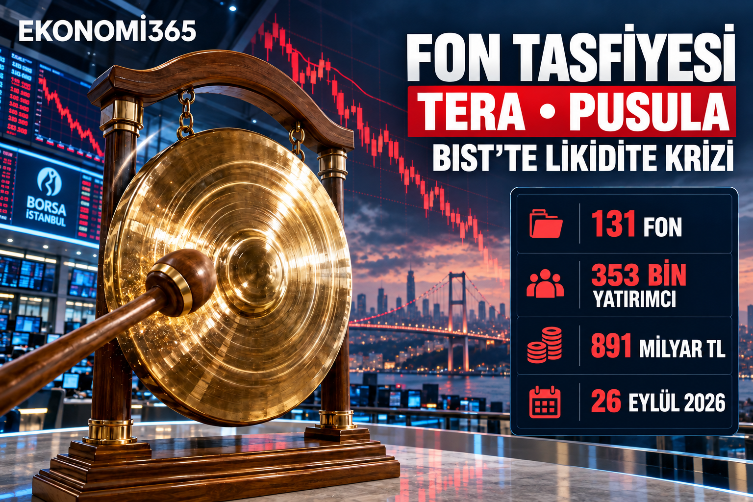 Eylül 2026 BIST 100 değerlendirmesi, Borsa İstanbul gongu, fon likiditesi, yabancı yatırımcı, banka ve enerji hisseleri